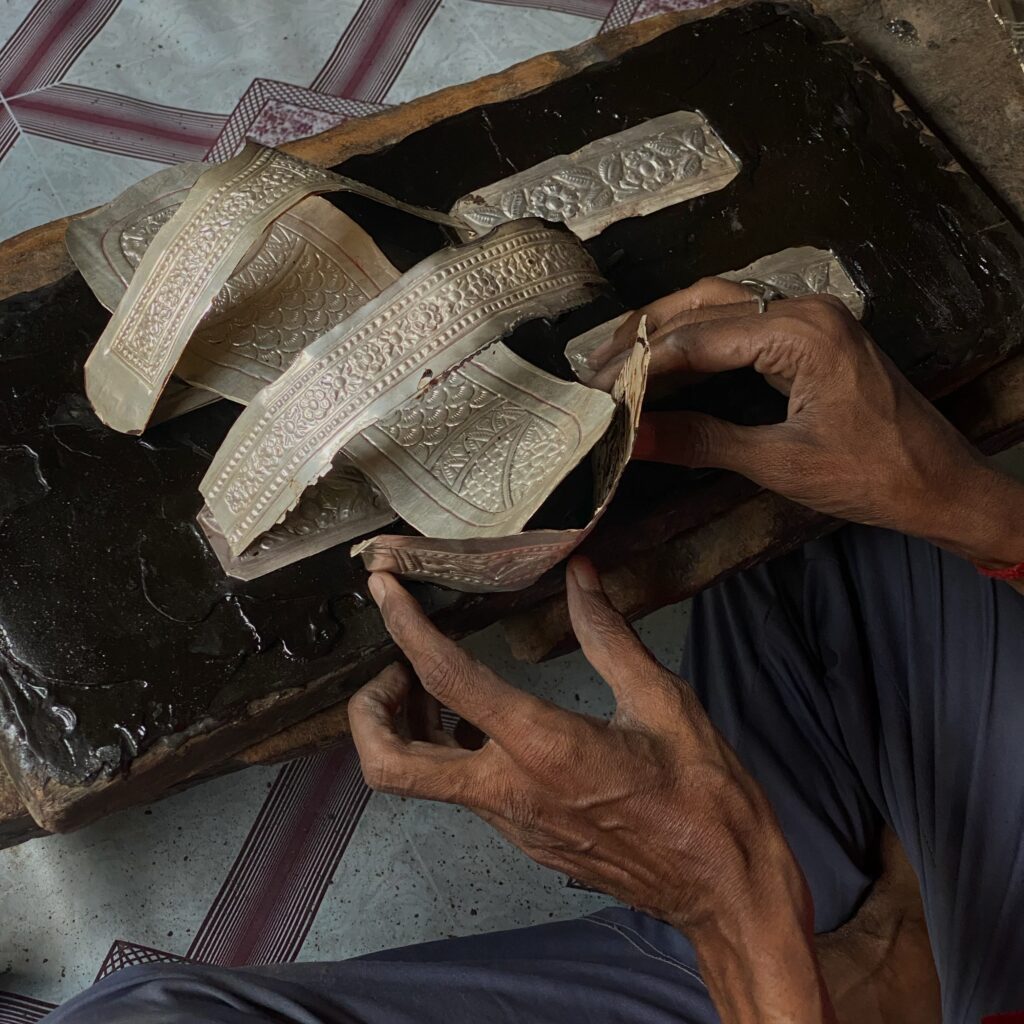 Naqqashi Work and the art of making the ‘Chaandi ki Chappal’ - SPRF